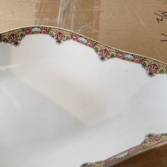 ELITE WORKS LIMOGES FRENCH PORCELAIN SERVING DISH 1891-1914 ANTIQUE GUC "BIN C" - Picture 3 of 8